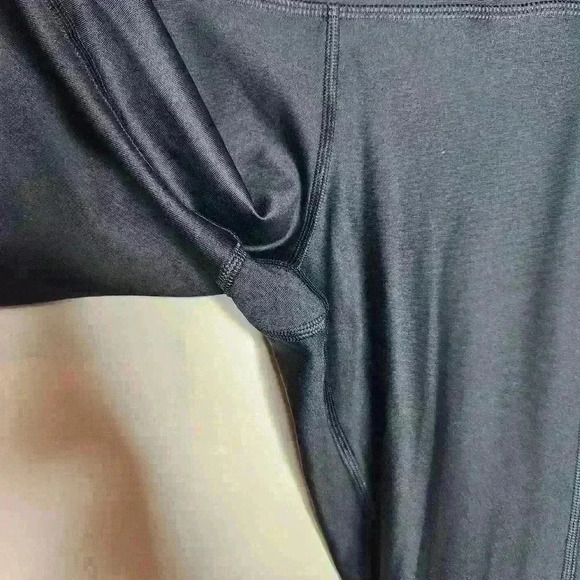 Under Armour women's compression tights black cropped leggings size medium - Picture 4 of 7